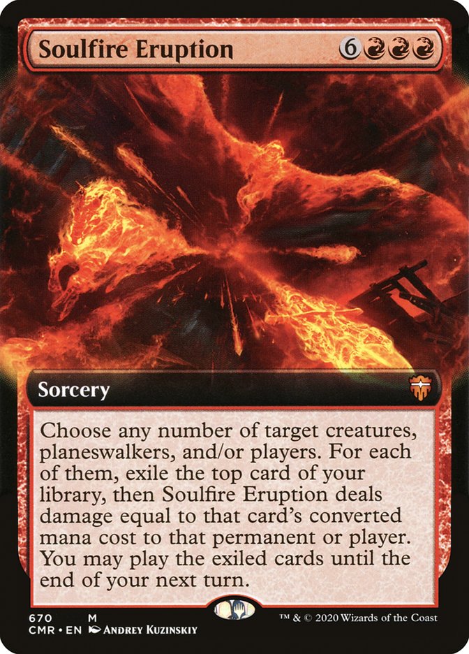 Soulfire Eruption (Extended Art) [Commander Legends] | Gear Gaming Fayetteville