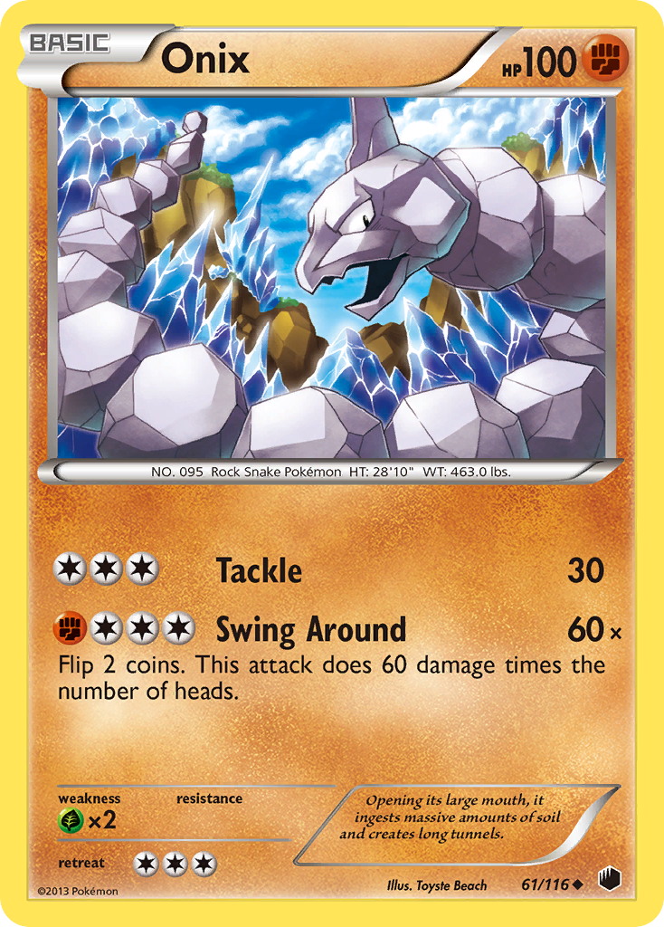 Onix (61/116) [Black & White: Plasma Freeze] | Gear Gaming Fayetteville