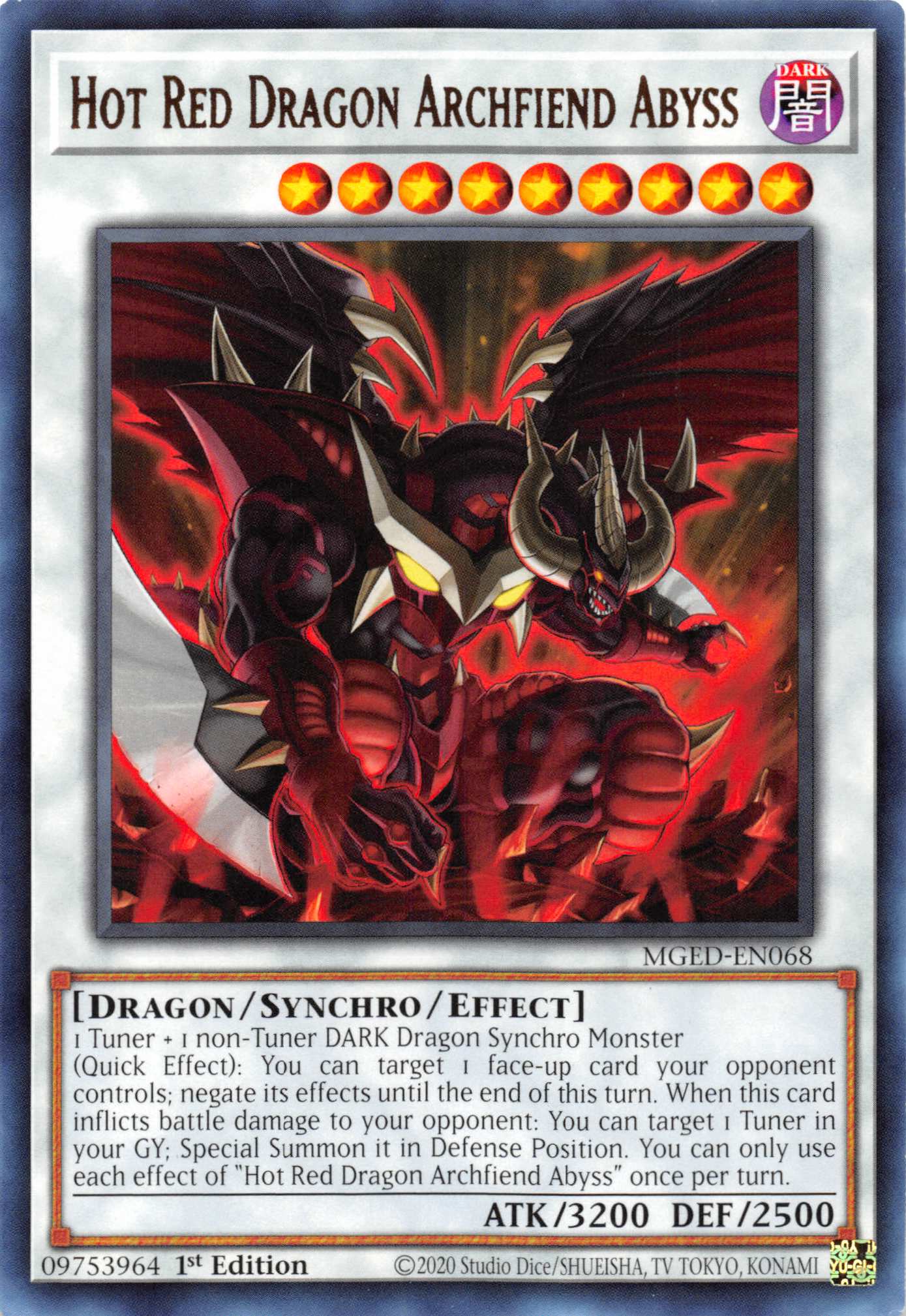 Hot Red Dragon Archfiend Abyss [MGED-EN068] Rare | Gear Gaming Fayetteville