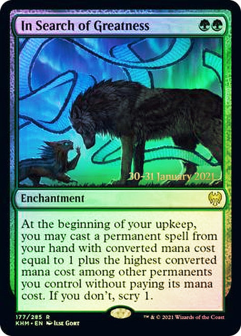 In Search of Greatness [Kaldheim Prerelease Promos] | Gear Gaming Fayetteville