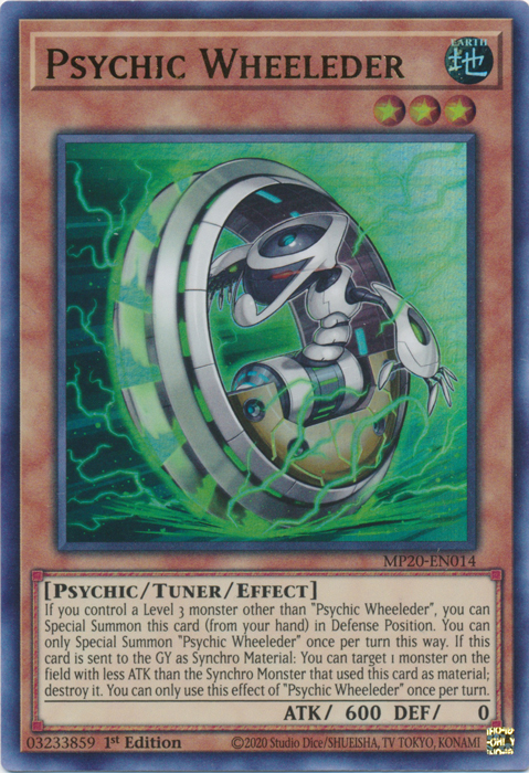 Psychic Wheeleder [MP20-EN014] Ultra Rare | Gear Gaming Fayetteville