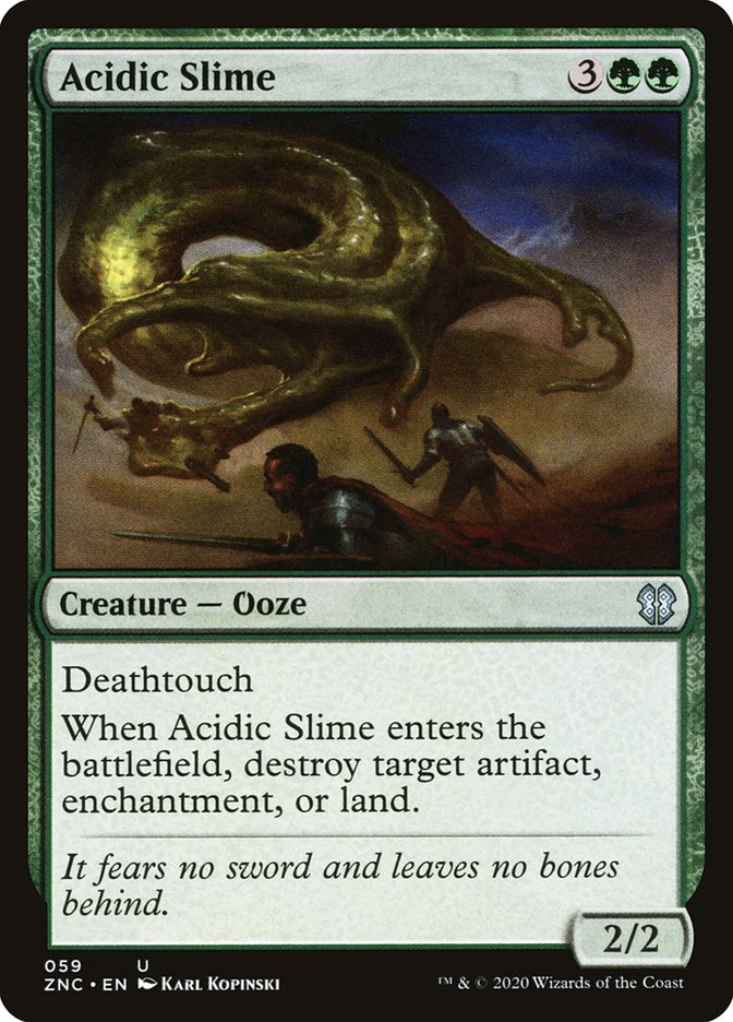 Acidic Slime [Zendikar Rising Commander] | Gear Gaming Fayetteville