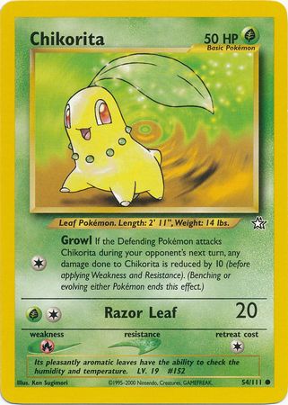 Chikorita (54/111) [Neo Genesis Unlimited] | Gear Gaming Fayetteville