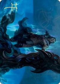 Cosima, God of the Voyage Art Card (Gold-Stamped Signature) [Kaldheim Art Series] | Gear Gaming Fayetteville