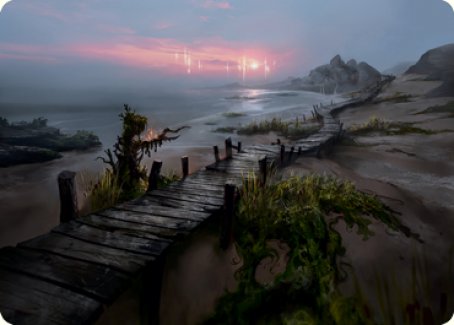 Deserted Beach Art Card [Innistrad: Midnight Hunt Art Series] | Gear Gaming Fayetteville