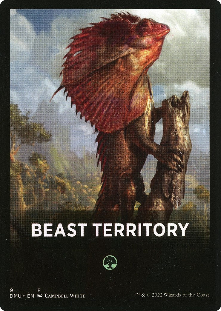 Beast Territory Theme Card [Dominaria United Tokens] | Gear Gaming Fayetteville