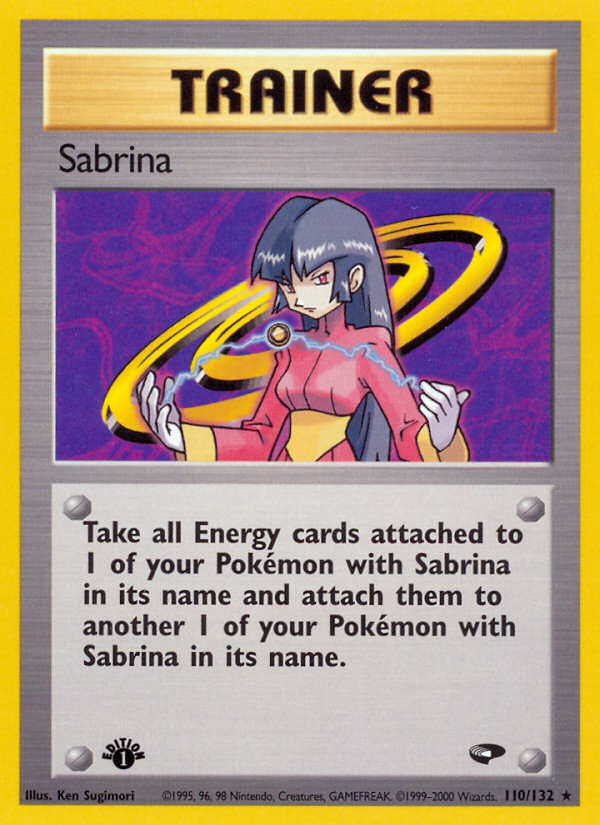 Sabrina (110/132) [Gym Challenge 1st Edition] | Gear Gaming Fayetteville