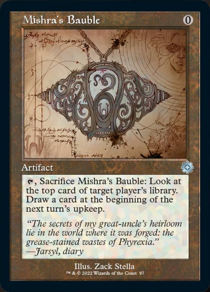 Mishra's Bauble (Retro Schematic) [The Brothers' War Retro Artifacts] | Gear Gaming Fayetteville