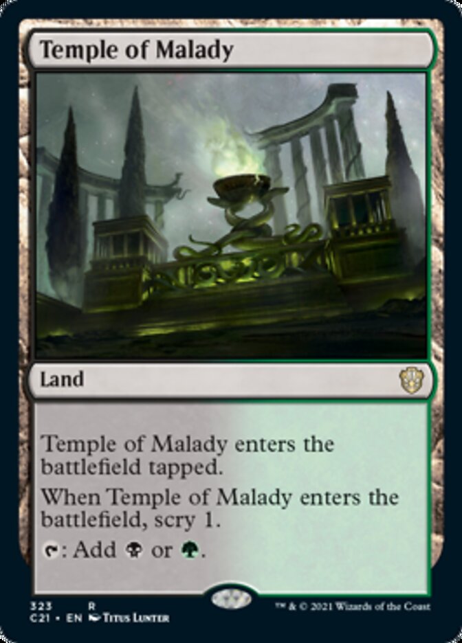 Temple of Malady [Commander 2021] | Gear Gaming Fayetteville