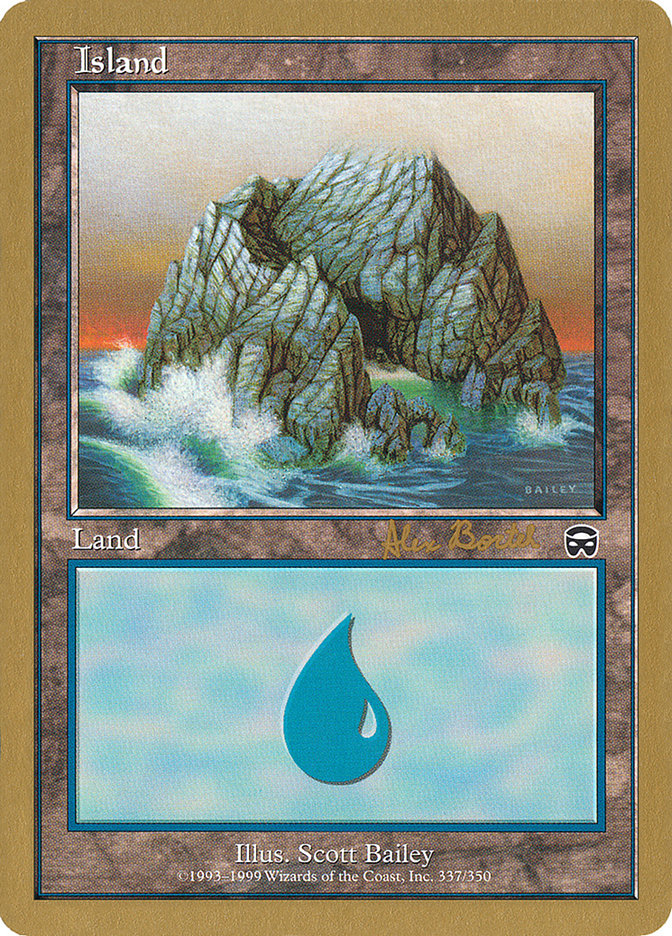 Island (ab337a) (Alex Borteh) [World Championship Decks 2001] | Gear Gaming Fayetteville