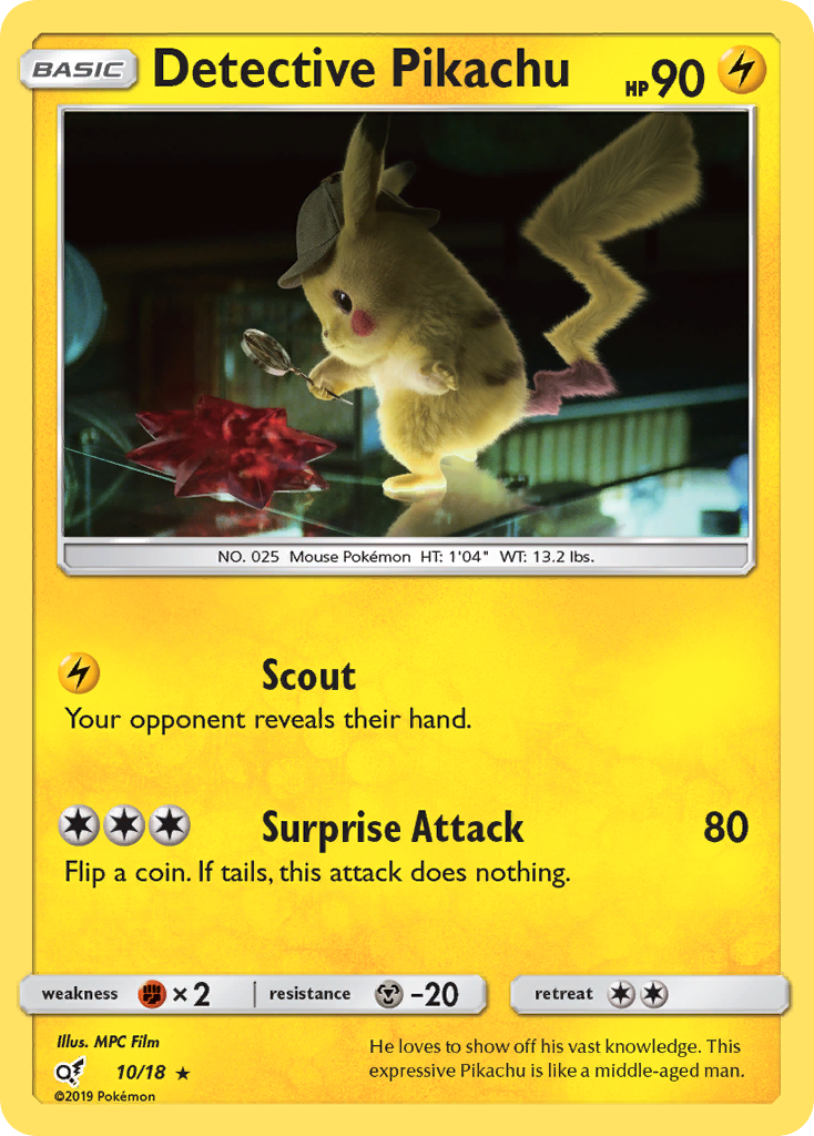 Detective Pikachu (10/18) [Sun & Moon: Detective Pikachu] | Gear Gaming Fayetteville