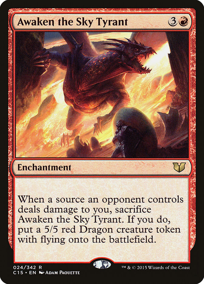 Awaken the Sky Tyrant [Commander 2015] | Gear Gaming Fayetteville