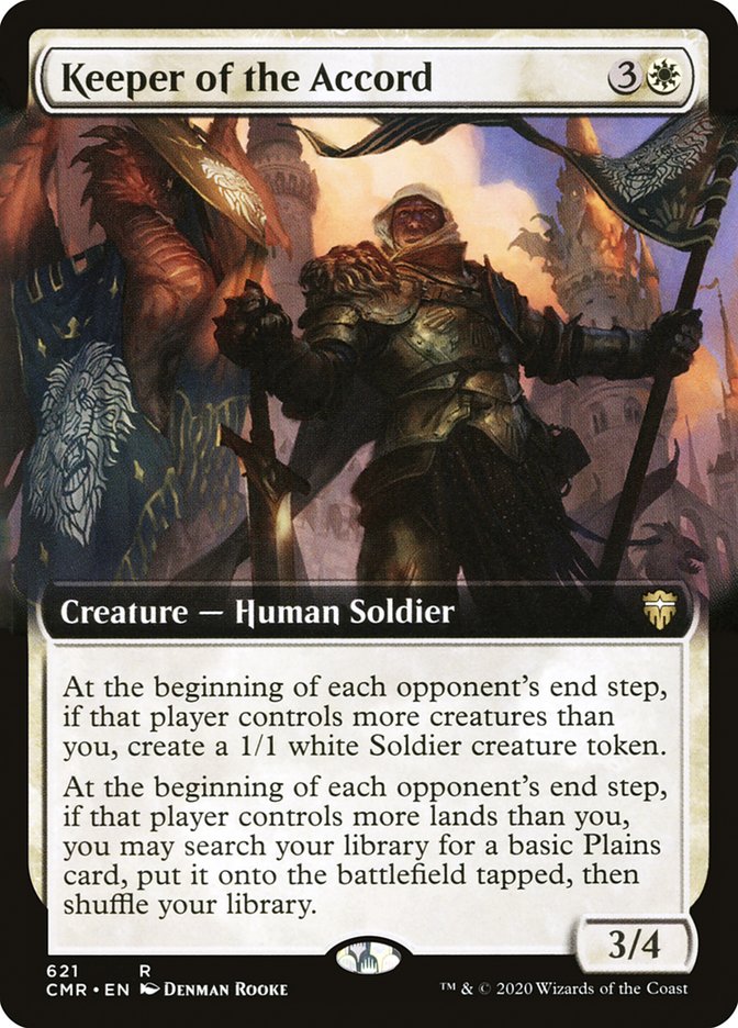 Keeper of the Accord (Extended Art) [Commander Legends] | Gear Gaming Fayetteville