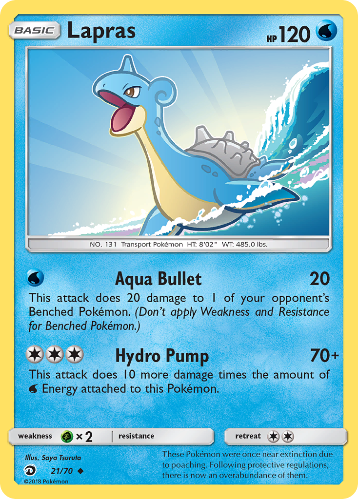 Lapras (21/70) [Sun & Moon: Dragon Majesty] | Gear Gaming Fayetteville