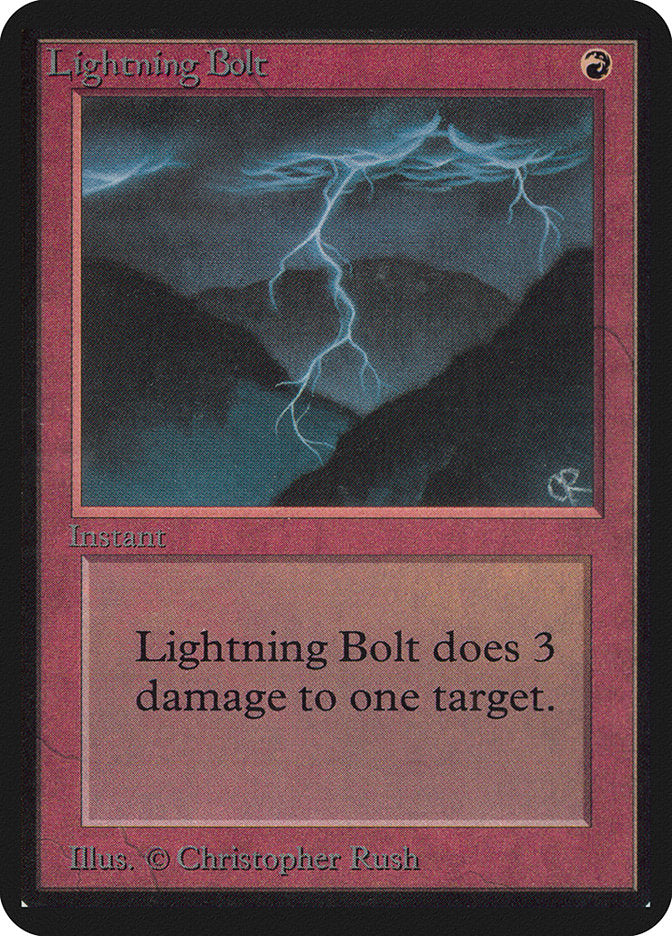 Lightning Bolt [Alpha Edition] | Gear Gaming Fayetteville