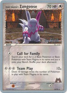 Team Magma's Zangoose (23/95) (Magma Spirit - Tsuguyoshi Yamato) [World Championships 2004] | Gear Gaming Fayetteville