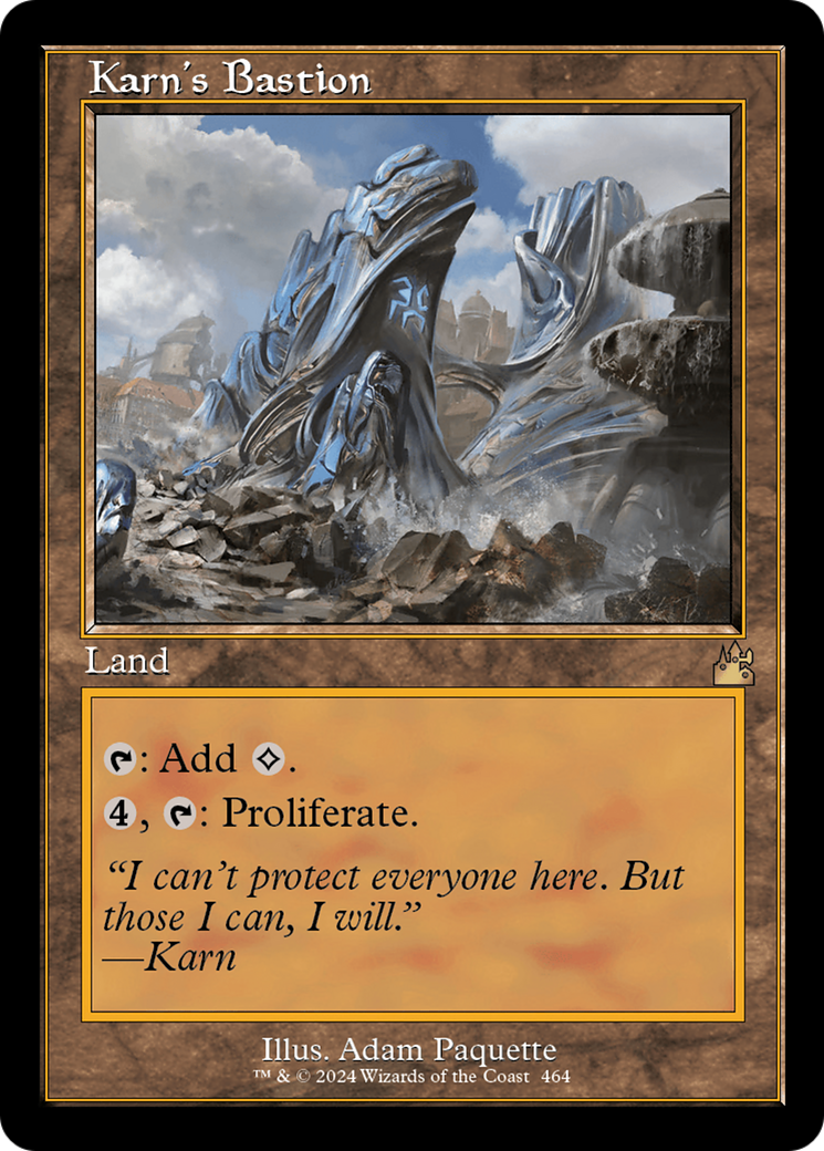 Karn's Bastion (Retro Frame) [Ravnica Remastered] | Gear Gaming Fayetteville