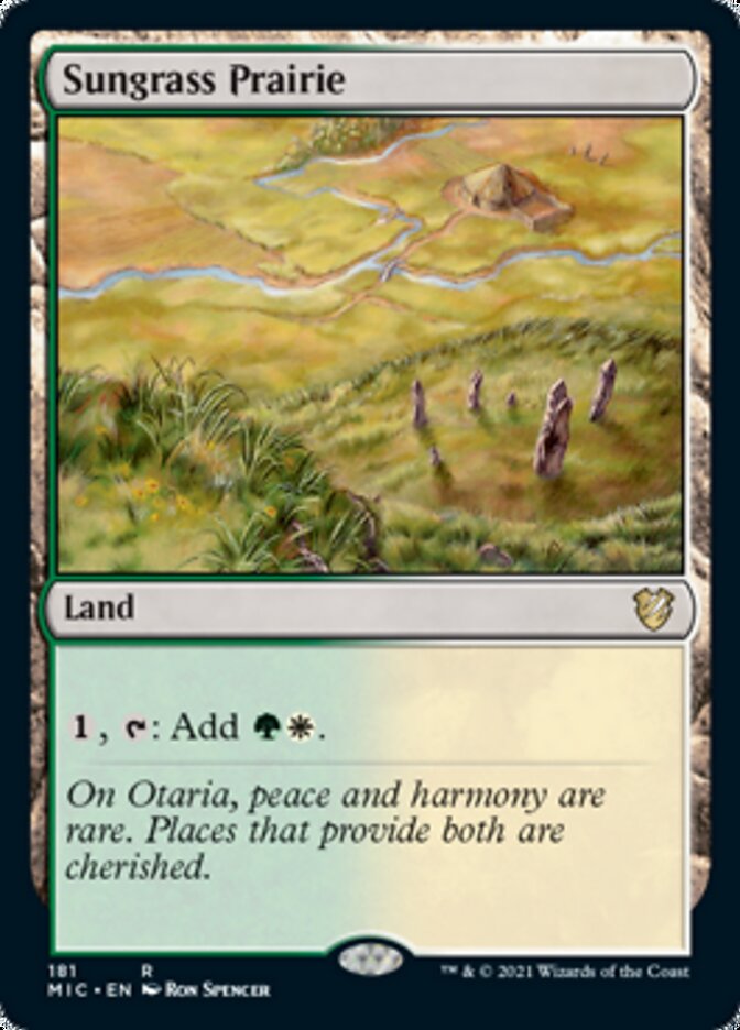 Sungrass Prairie [Innistrad: Midnight Hunt Commander] | Gear Gaming Fayetteville