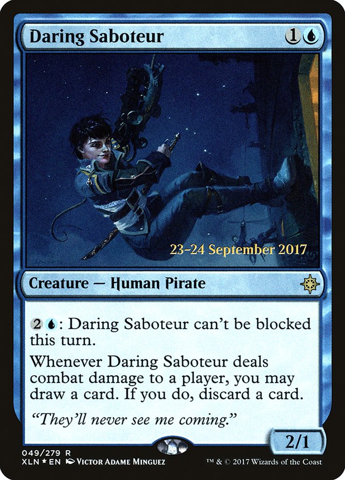 Daring Saboteur [Ixalan Prerelease Promos] | Gear Gaming Fayetteville