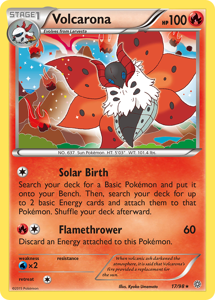 Volcarona (17/98) [XY: Ancient Origins] | Gear Gaming Fayetteville