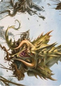 Canopy Baloth Art Card [Zendikar Rising Art Series] | Gear Gaming Fayetteville