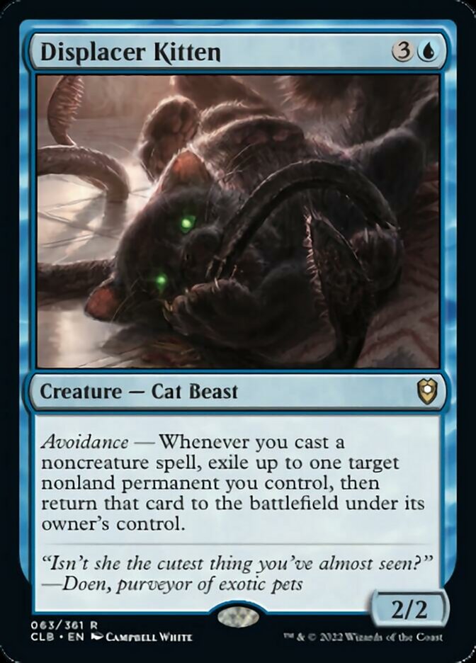 Displacer Kitten [Commander Legends: Battle for Baldur's Gate] | Gear Gaming Fayetteville