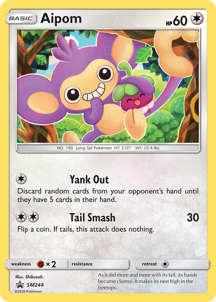 Aipom (SM244) [Sun & Moon: Black Star Promos] | Gear Gaming Fayetteville