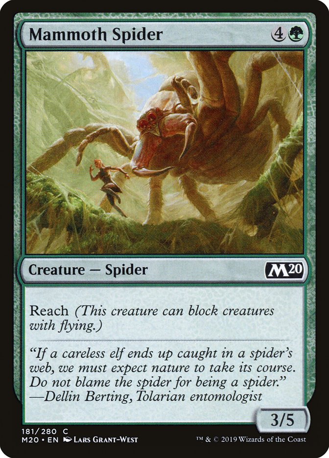 Mammoth Spider [Core Set 2020] | Gear Gaming Fayetteville