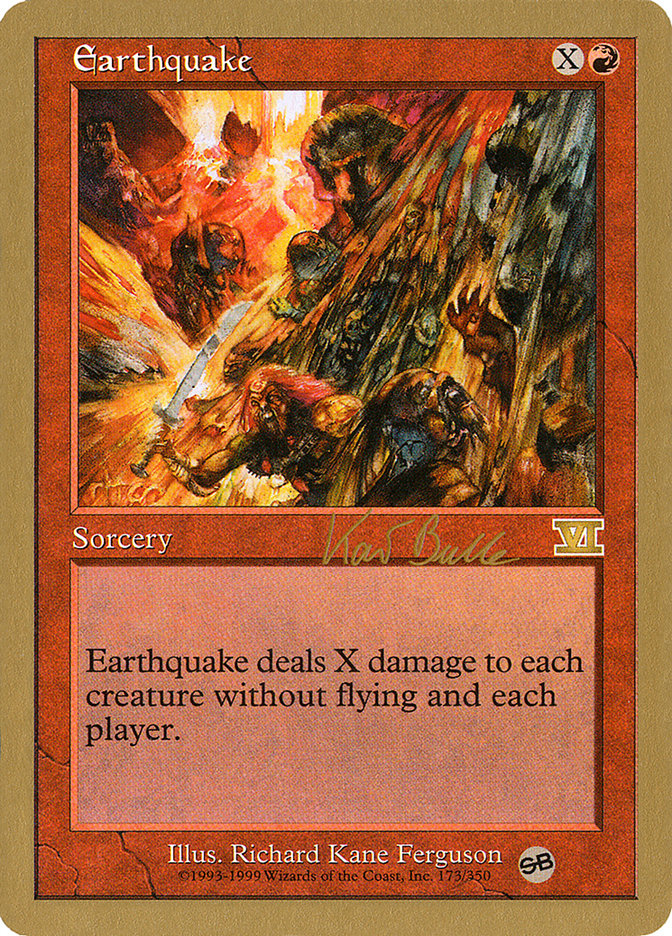 Earthquake (Kai Budde) (SB) [World Championship Decks 1999] | Gear Gaming Fayetteville