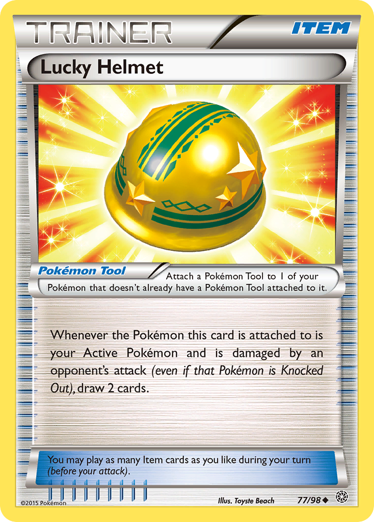 Lucky Helmet (77/98) [XY: Ancient Origins] | Gear Gaming Fayetteville