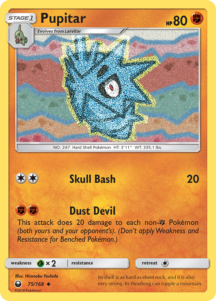 Pupitar (75/168) [Sun & Moon: Celestial Storm] | Gear Gaming Fayetteville