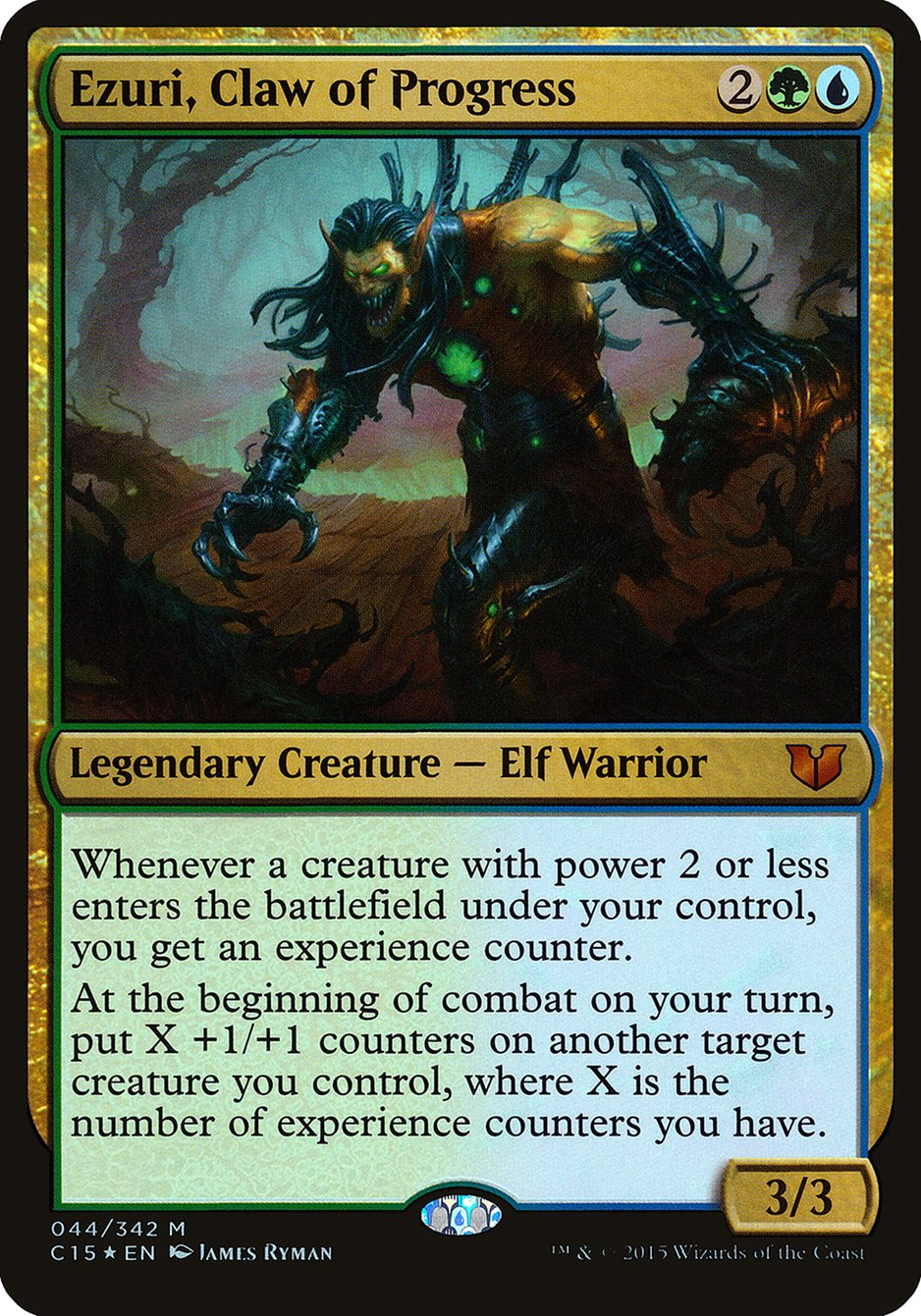 Ezuri, Claw of Progress (Oversized) [Commander 2015 Oversized] | Gear Gaming Fayetteville