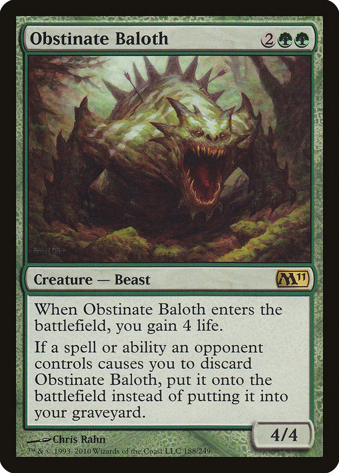 Obstinate Baloth [Magic 2011] | Gear Gaming Fayetteville