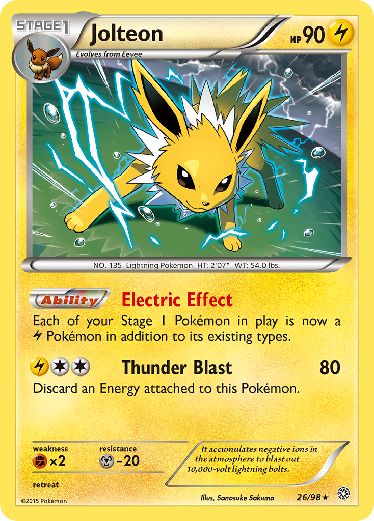 Jolteon (26/98) [XY: Ancient Origins] | Gear Gaming Fayetteville