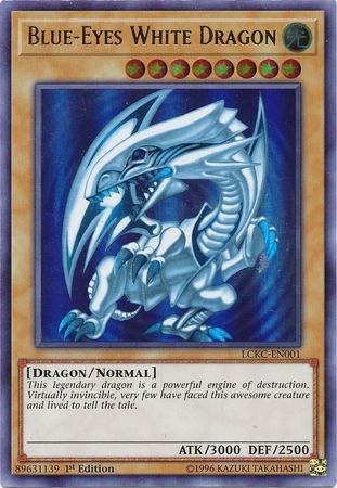 Blue-Eyes White Dragon (Version 2) [LCKC-EN001] Ultra Rare | Gear Gaming Fayetteville