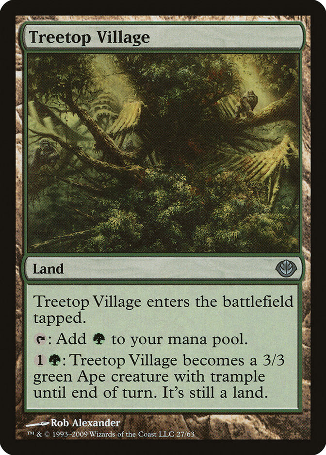 Treetop Village [Duel Decks: Garruk vs. Liliana] | Gear Gaming Fayetteville