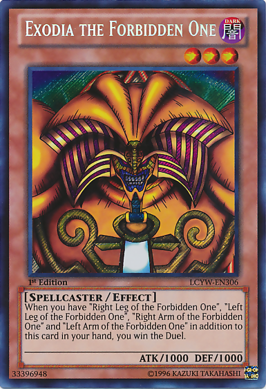 Exodia the Forbidden One [LCYW-EN306] Secret Rare | Gear Gaming Fayetteville