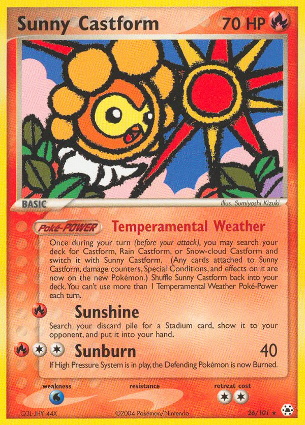 Sunny Castform (26/101) [EX: Hidden Legends] | Gear Gaming Fayetteville