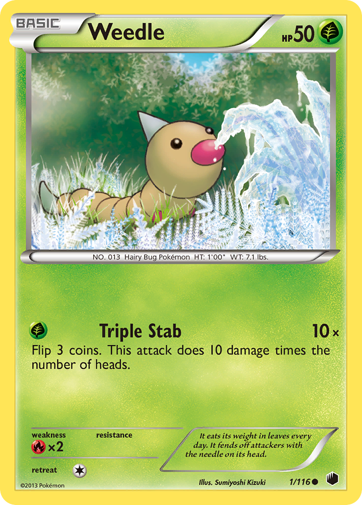 Weedle (1/116) [Black & White: Plasma Freeze] | Gear Gaming Fayetteville