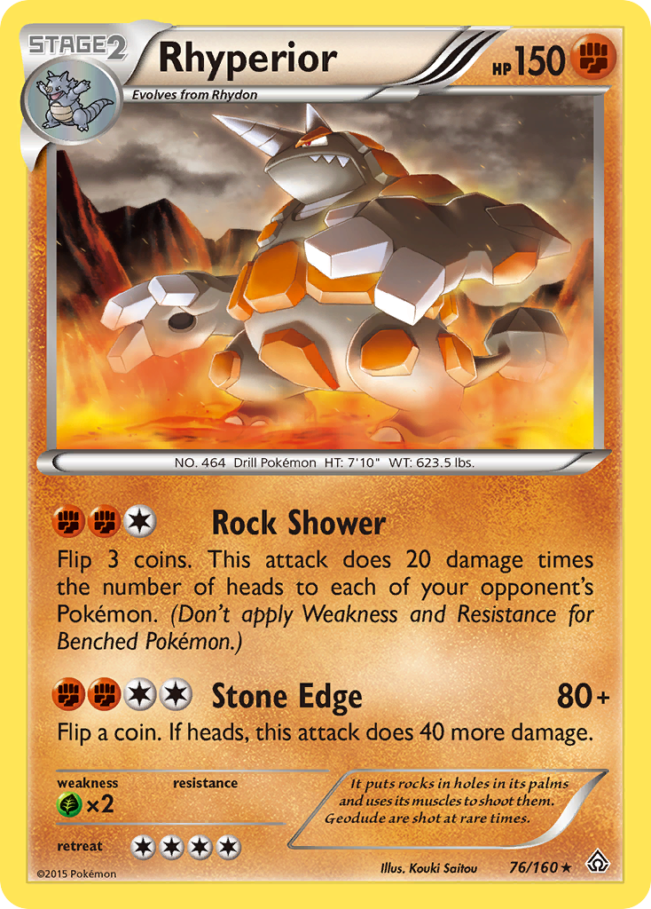 Rhyperior (76/160) [XY: Primal Clash] | Gear Gaming Fayetteville