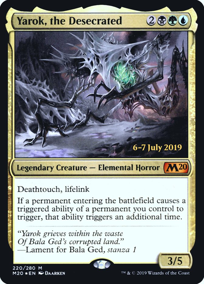 Yarok, the Desecrated [Core Set 2020 Prerelease Promos] | Gear Gaming Fayetteville