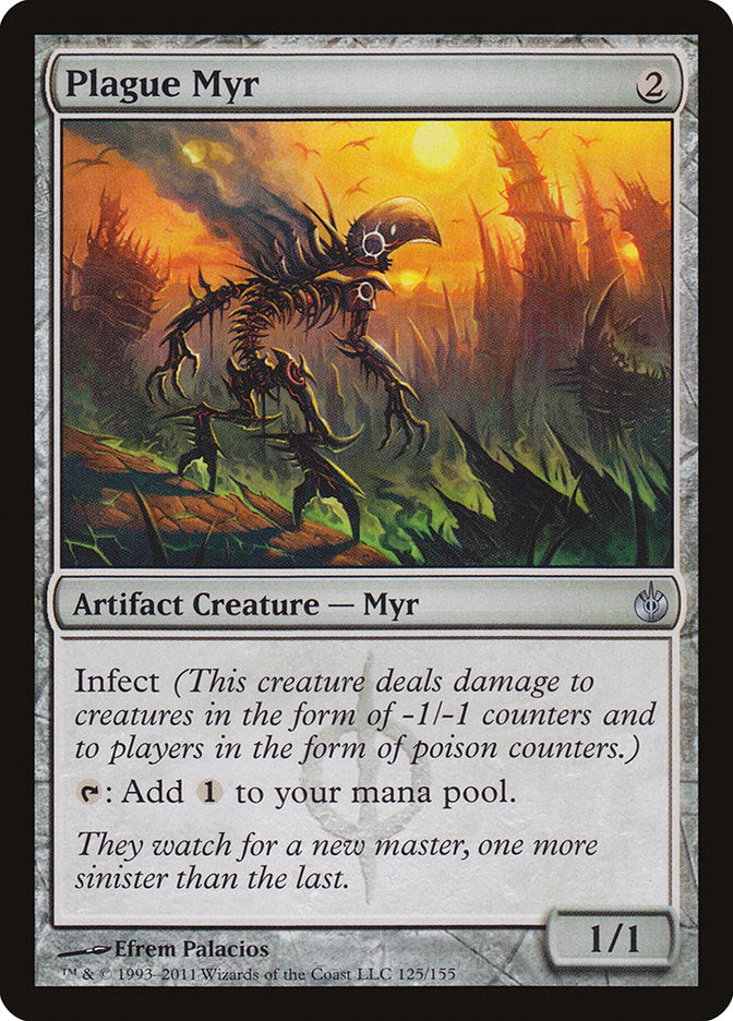 Plague Myr [Mirrodin Besieged] | Gear Gaming Fayetteville