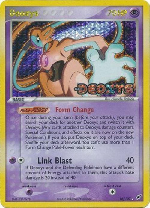 Deoxys (16/107) (Stamped) [EX: Deoxys] | Gear Gaming Fayetteville