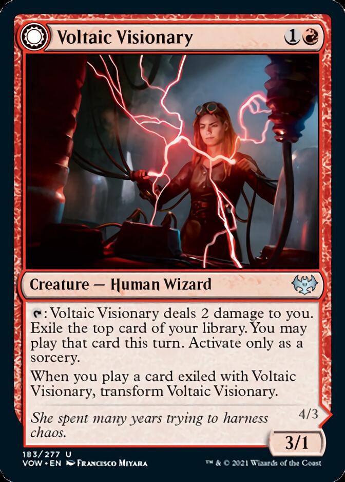 Voltaic Visionary // Volt-Charged Berserker [Innistrad: Crimson Vow] | Gear Gaming Fayetteville