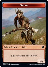 Satyr // Wall Double-Sided Token [Theros Beyond Death Tokens] | Gear Gaming Fayetteville