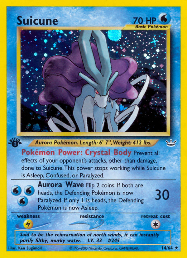 Suicune (14/64) [Neo Revelation 1st Edition] | Gear Gaming Fayetteville