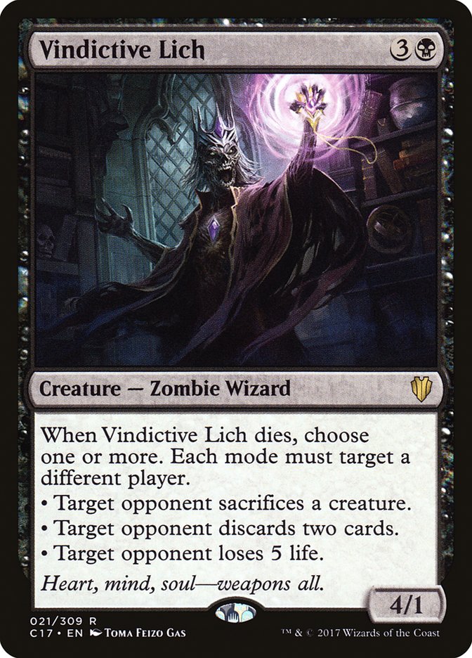 Vindictive Lich [Commander 2017] | Gear Gaming Fayetteville