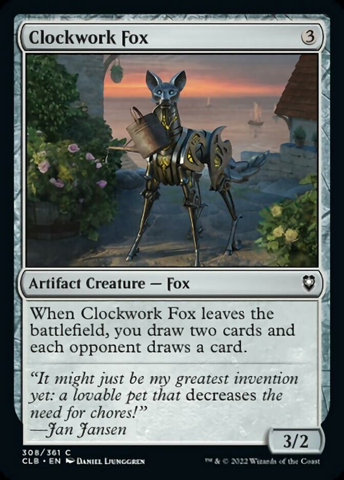 Clockwork Fox [Commander Legends: Battle for Baldur's Gate] | Gear Gaming Fayetteville