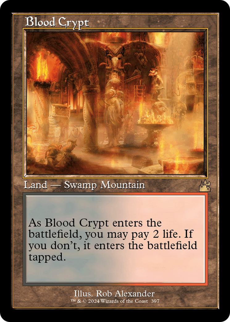 Blood Crypt (Retro) [Ravnica Remastered] | Gear Gaming Fayetteville