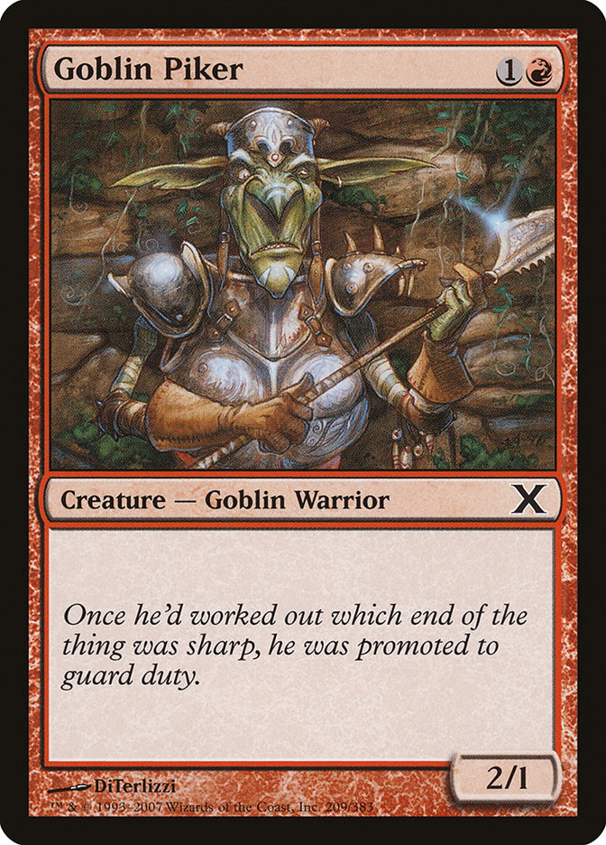 Goblin Piker [Tenth Edition] | Gear Gaming Fayetteville